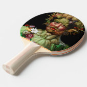 Giuseppe Arcimboldo - Vertumnus Tafeltennisbatje (Voorkant Gekanteld)