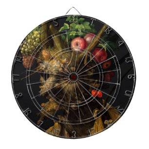 Giuseppe Arcimboldo - Vier seizoenen in één hoofd Dartbord