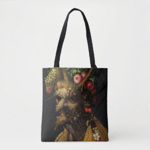 Giuseppe Arcimboldo - Vier seizoenen in één hoofd Draagtas