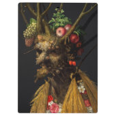 Giuseppe Arcimboldo - Vier seizoenen in één hoofd Klembord (Achterkant)