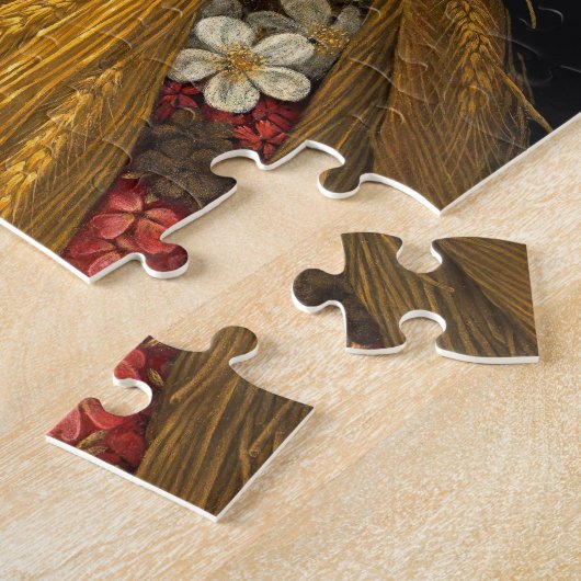 Giuseppe Arcimboldo - Vier seizoenen in één hoofd Legpuzzel (Zijkant)