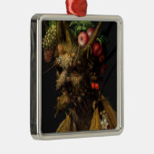 Giuseppe Arcimboldo - Vier seizoenen in één hoofd Metalen Ornament (Rechts)