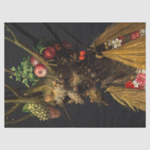 Giuseppe Arcimboldo - Vier seizoenen in één hoofd Tissuepapier