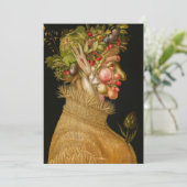 Giuseppe Arcimboldo - zomer Bedankkaart (Staand voorkant)