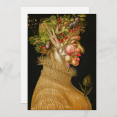 Giuseppe Arcimboldo - zomer Bedankkaart (Voorkant / Achterkant)