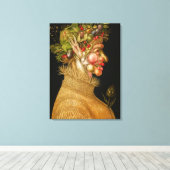 Giuseppe Arcimboldo - zomer Canvas Afdruk (Insitu (Houten vloer))