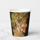 Giuseppe Arcimboldo - zomer Papieren Bekers (Achterkant)