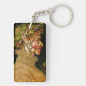 Giuseppe Arcimboldo - zomer Sleutelhanger (achterkant)