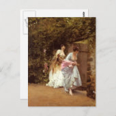 Giuseppe de Nittis - Terug van Dance Briefkaart (Voorkant / Achterkant)