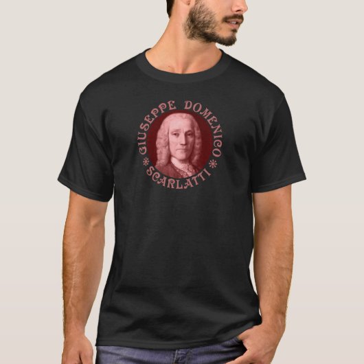 Giuseppe Domenico Scarlatti - Rouge - T-shirt ZZ (Devant)