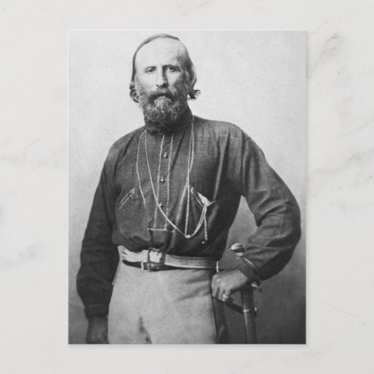 Giuseppe Garibaldi Briefkaart (Voorkant)
