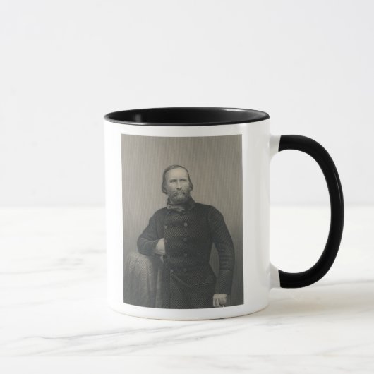 Giuseppe Garibaldi, gegraveerd door D.J Pound Mok (Rechts)