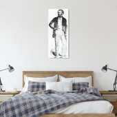 Giuseppe Mazzini Canvas Afdruk (Insitu (Slaapkamer))
