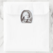 Giuseppe Parini Vierkante Sticker (Tas)