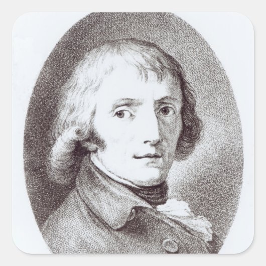 Giuseppe Parini Vierkante Sticker (Voorkant)