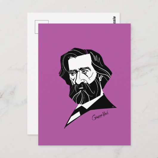 Giuseppe Verd Briefkaart (Voorkant / Achterkant)