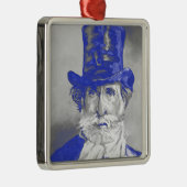 Giuseppe Verdi Metalen Ornament (Rechts)