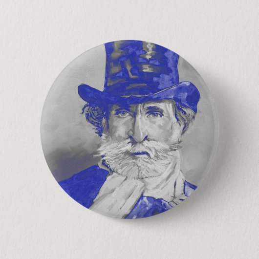 Giuseppe Verdi Ronde Button 5,7 Cm (Voorkant)