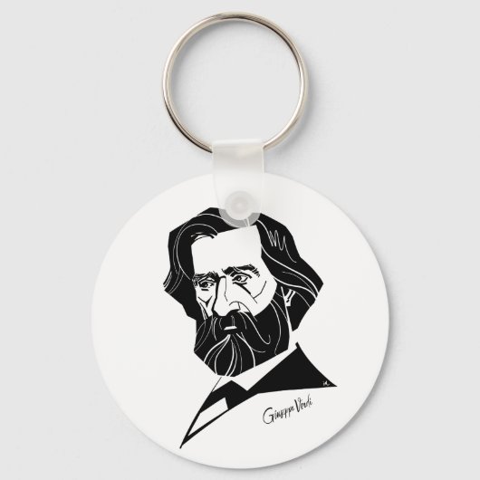 Giuseppe Verdi Sleutelhanger (Voorkant)