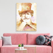 Giuseppe Verdi sur Toile - Aquarelle (Insitu(Salon))