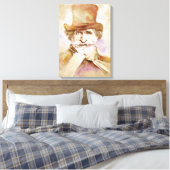 Giuseppe Verdi sur Toile - Aquarelle (Insitu(Chambre))