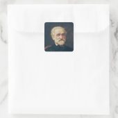 Giuseppe Verdi Vierkante Sticker (Tas)