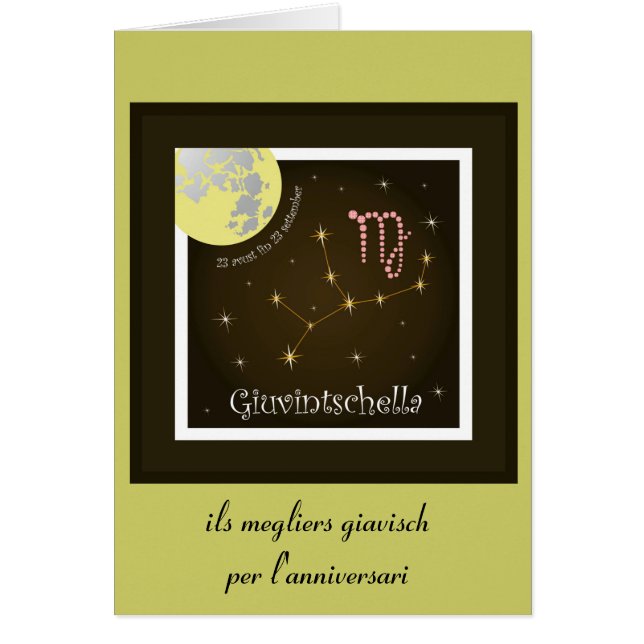 Giuvintschella 23 avust fin 23 colonember Karte (Devant)