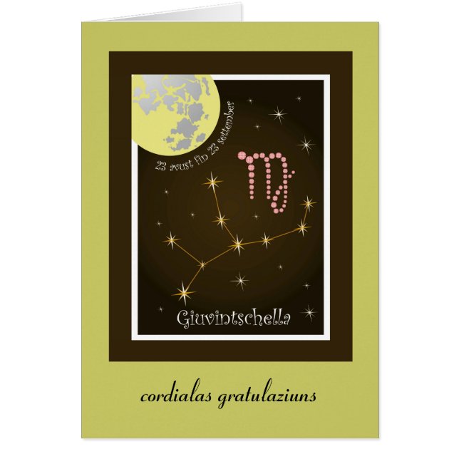 Giuvintschella 23 avust fin 23 settember Karte (Voorkant)