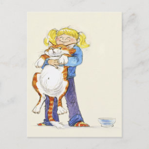 'Give a Hug'. Postcard Briefkaart