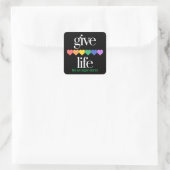 Give Life Organ Donor Awareness Stickers (Sac)