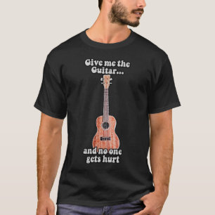 Give me the guitar and no one gets hurt. vintage t-shirt