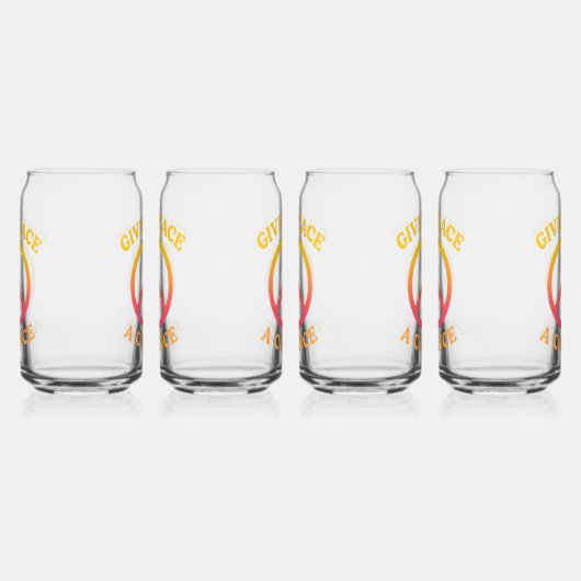 'Give Peace a Chance' Drinkware Set (Gauche)