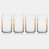 'Give Peace a Chance' Drinkware Set Blikvorm Glas (Links)