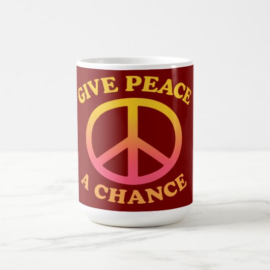 'Give Peace a Chance' Mug (Centre)