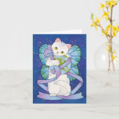 Give Peace a Chance Notecard Moussart Kaart (Gele Bloem)