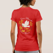 'Give Thanks, Choose Peace' Bella+Canvas T-Shirt (Dos)