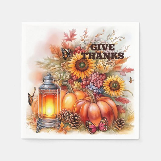 Give Thanks – Lantern Glow  Servet (Voorkant)