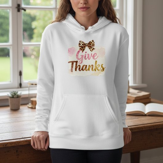 Give Thanks T-Shirt | Floral Fall Coquette Shirt