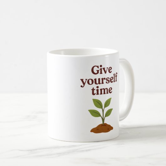 Give yourself time - Mug (Devant droit)