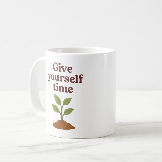 Give yourself time - Mug (Devant gauche)