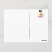 Givenchy - Mode illustratie briefkaart (Achterkant)