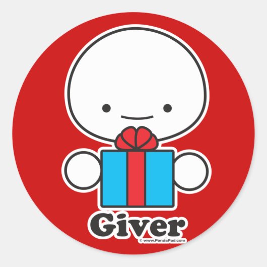 Giver Sticker Sheet (meer maten) (Voorkant)
