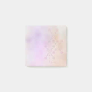 Giving flowers(pattern) post-it® notes