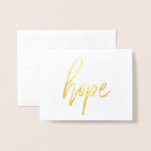 GIVING Holiday Kaart Gold (Voorkant met envelop)