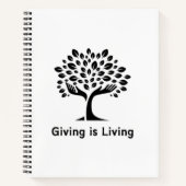 Giving is Levend Notitieboek (Voorkant)