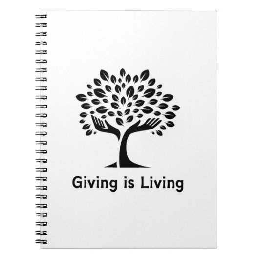 Giving is Levend Notitieboek (Voorkant)