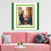 GIVING IS LOVING CHRISTMAS MESSAGE CANVAS AFDRUK (Insitu (Woonkamer))