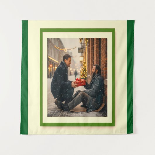 GIVING IS LOVING CHRISTMAS MESSAGE WANDKLEED (Voorkant)