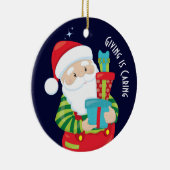 Giving is zorgzaam keramisch ornament (Rechts)