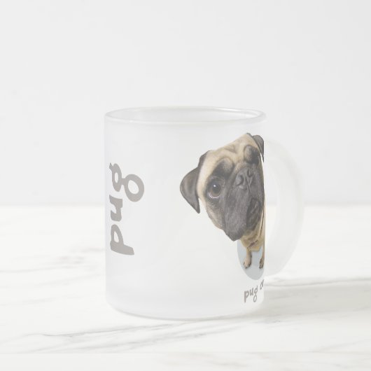 Givré Carlin sur une tasse (Devant droit)